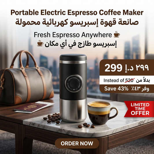 Portable Electric Espresso Coffee Maker