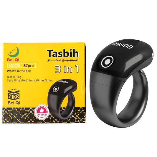 Digital Tasbeeh Ring — Smart Dhikr Counter