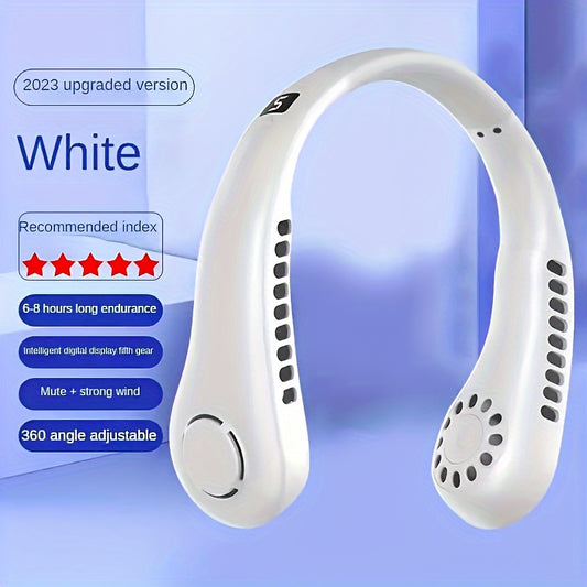 Vaneless Neck Hanging Fan bladeless portable cooling device