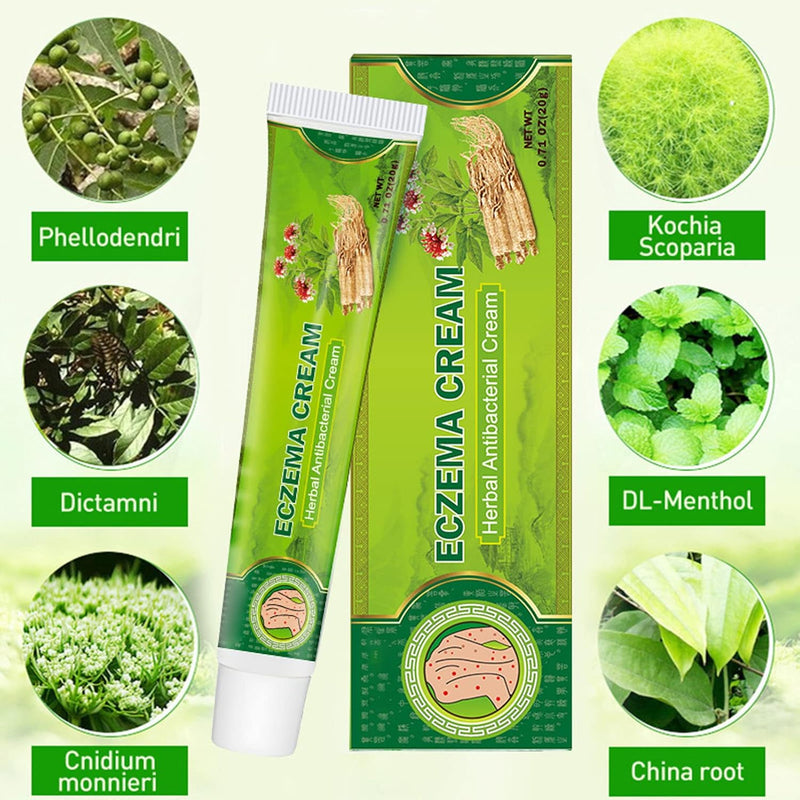 Natural herbal moisturizing cream texture close-up