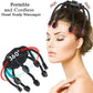 "360 degree cordless head scalp massager for stress relief"