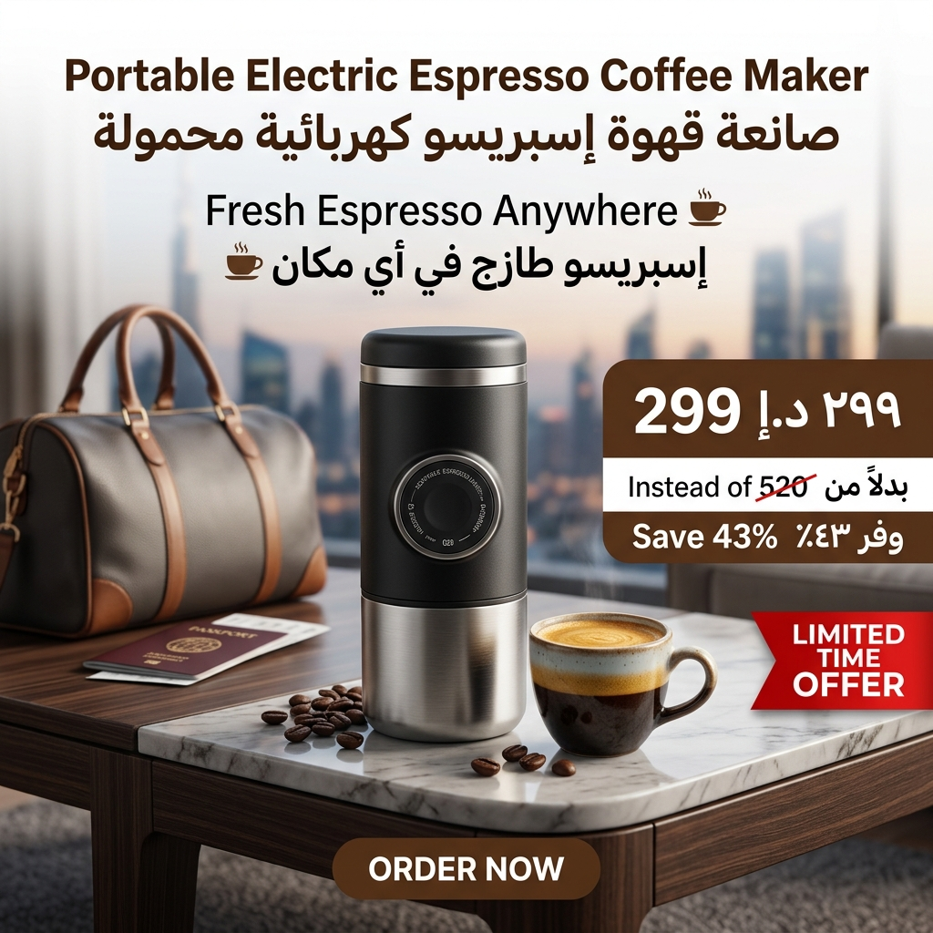 Portable Electric Espresso Coffee Maker