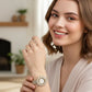 Elegant Pearl Halo Watch