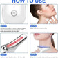Facial beauty device with heat and EMS microcurrent function