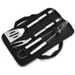 Compact BBQ Grill Tool Set