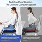 "Seat cushion for long hours at desk or driving"