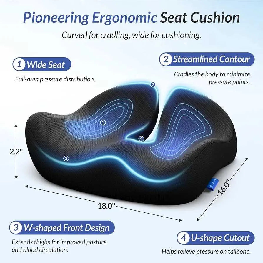 "Seat cushion comfort support for daily use"