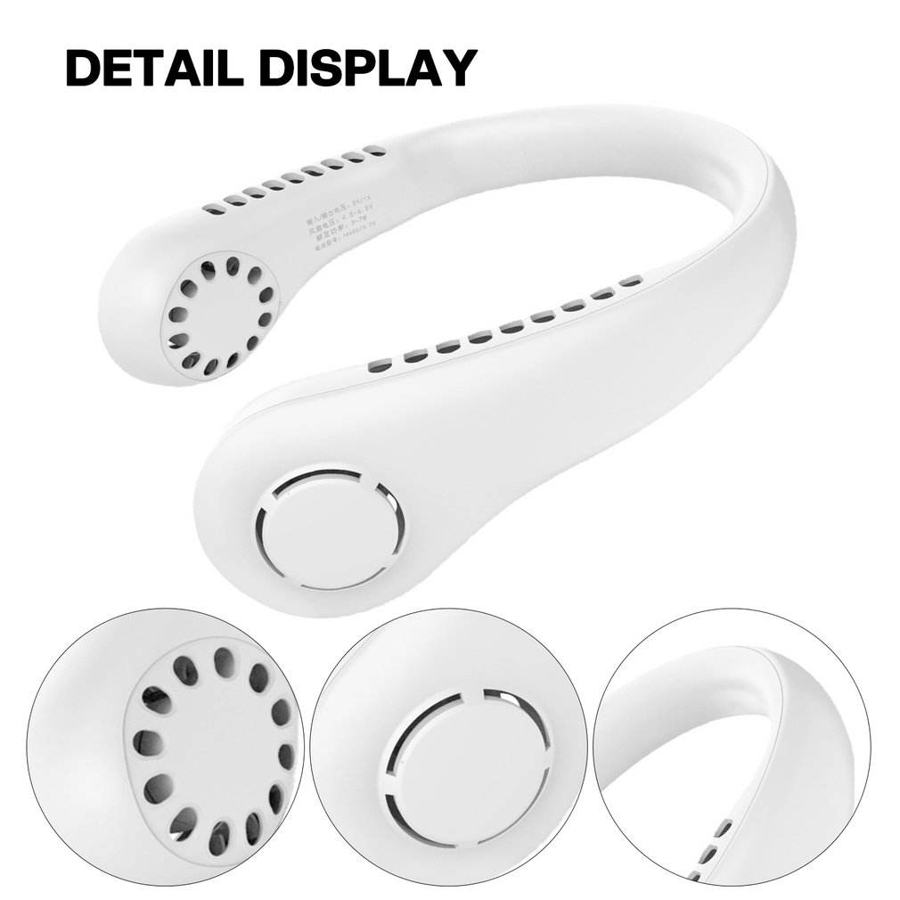 Portable Rechargeable Neck Fan